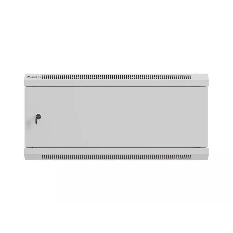 Piestiprināms 19 collu montāžas skapis LANBERG WF01-6404-00S 4U 600×450 mm, pelēks
