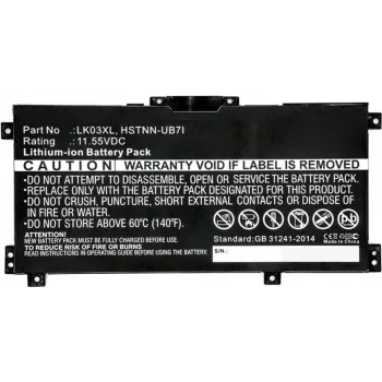 Baterija HP L08855-856 52 Wh 4.55 Ah litija jonu pārnēsājamām ierīcēm