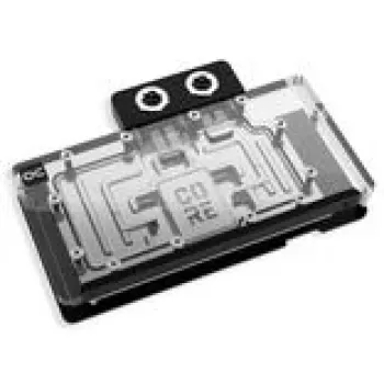 Alphacool Core RX 9070 XT Swift+ Transparent Chrome šķidruma dzesēšanas bloks GPU