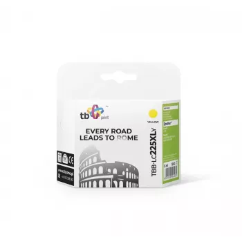 Ink. Kaz. TB saderīga ar Brother LC225XL dzeltena jauna