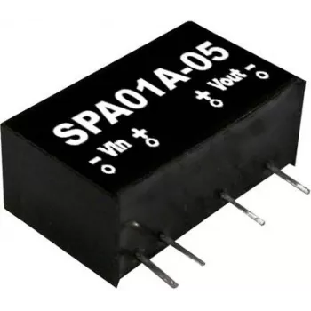 strāvas adapteris MEAN WELL SPA01A-15 — izeja 15 V, 1 W, 0,067 A, RoHS
