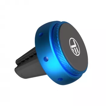 Automašīnas telefona turētājs Tellur T-MLX47766 magnētisks, stiprināms pie ventilācijas restēm, zils