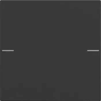 Gira svirslēdžu komplekts 1-virziena pieskāriena sensors 4 Melns m 5751005 (5751005)