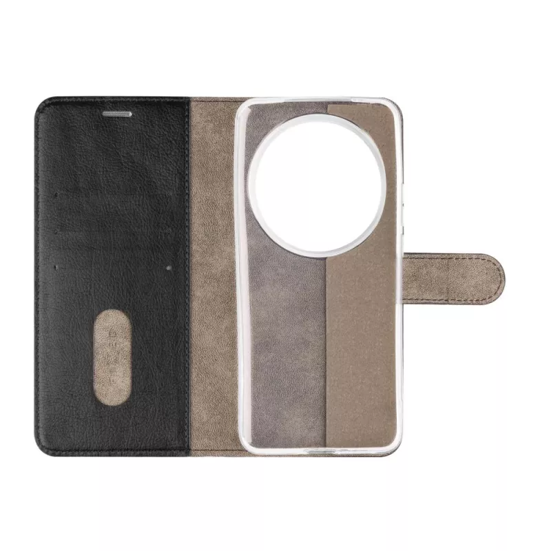 Fiksētais Opus | Grāmatas vāciņš | Xiaomi | 15 Ultra | Mākslīgā āda | Melns