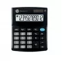 Galda kalkulators HP OC 112 — 12 ciparu LCD, baterija/saulīte, melns, 101×125×33 mm