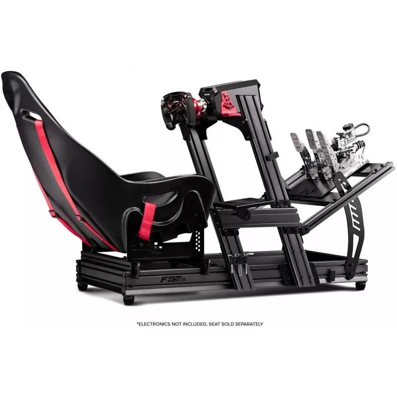 Next Level Racing - F-GT Elite Formula & GT Alumīnija Profila Simulatora Kokpits - Sānu un Priekšējā Stiprinājuma Izdevums (396039)