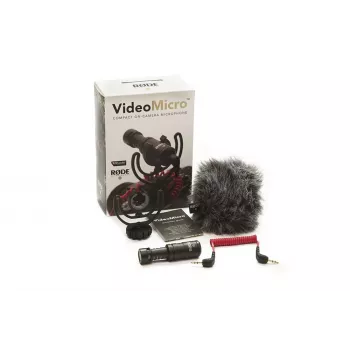 RØDE VideoMicro Melns digitālās kameras mikrofons