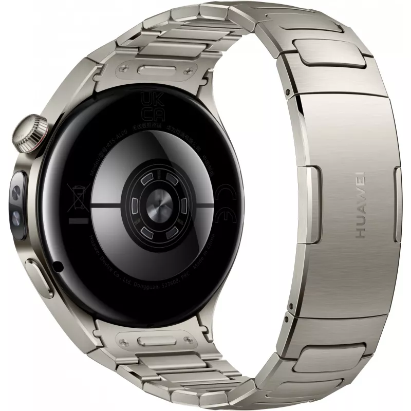 Viedpulkstenis HUAWEI WATCH 5, 1,5 collu AMOLED, 466×466, 46 mm titāna korpuss, Wi‑Fi, GPS, Sudrabs