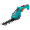 Bezvada zāles šķēres Gardena 9888-20 8 cm 3,6 V litija jonu tirkīza krāsā