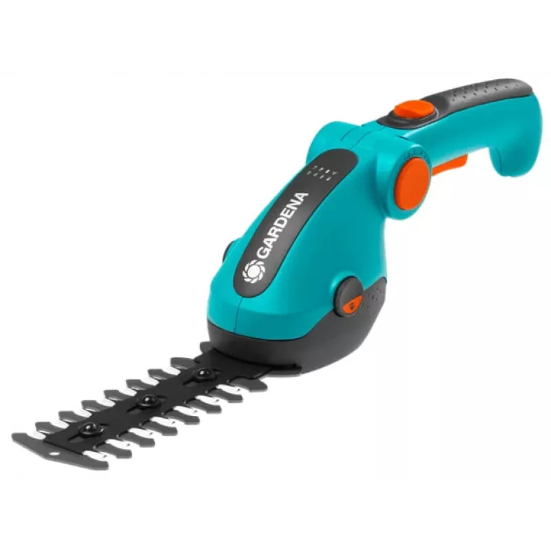 Bezvada zāles šķēres Gardena 9888-20 8 cm 3,6 V litija jonu tirkīza krāsā