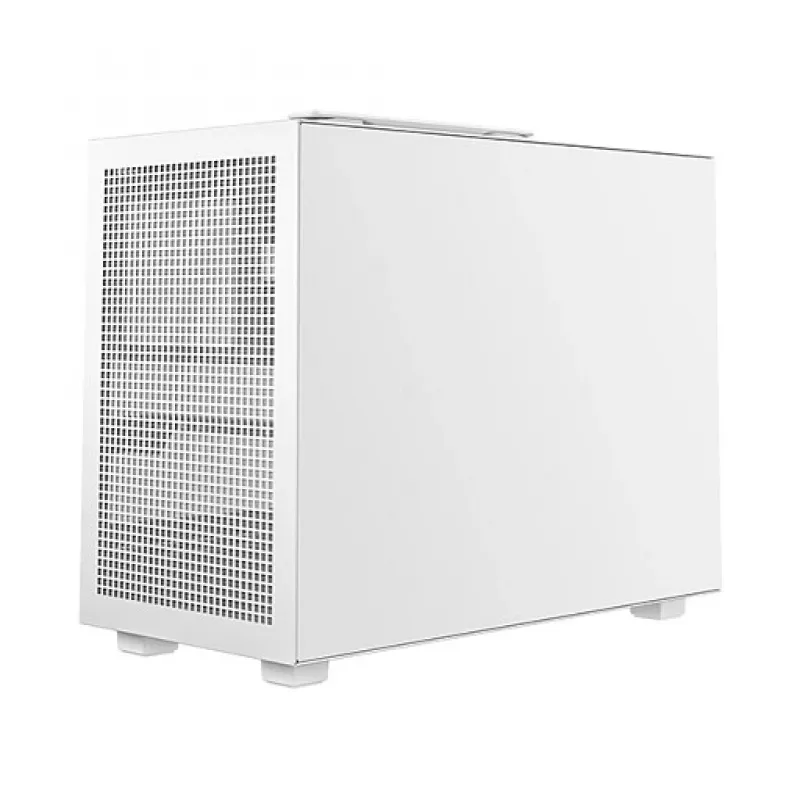 Datora korpuss DeepCool CH160 PLUS WH Small Form Factor balts, microATX, rūdīts stikls, USB-C