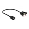 USB kabelis DeLOCK 0,25m 2xUSB2.0-A