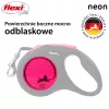 Flexi New Neon S 5 m Suņa izvelkamā pavada