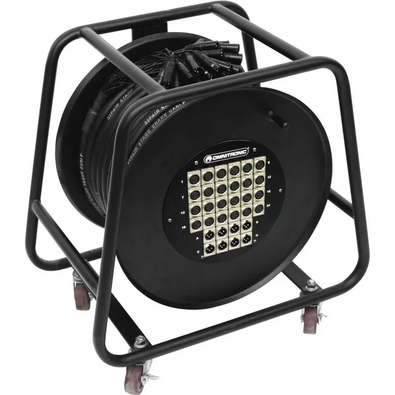 Stage Box Omnitronic 30304665 30m Melns Metāls