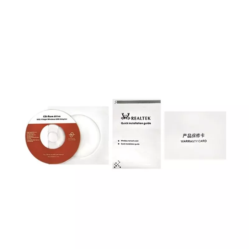 Qoltec - Tīkla adapteris - USB 2.0 - 802.11b/g/n - Balts