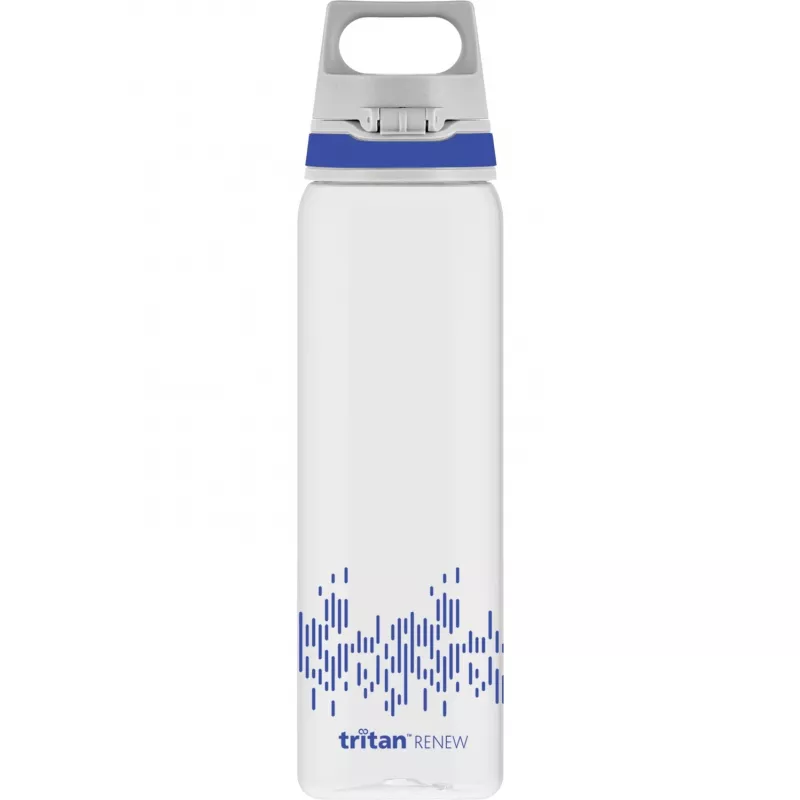 ūdens pudele Total Clear One MyPlanet Blue 0,75 L caurspīdīga/tumši zila, vienas rokas aizdare ONE