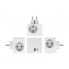 DeLOCK 11501 strāvas spraudņa adapteris, tips F, balts, 3A USB porti