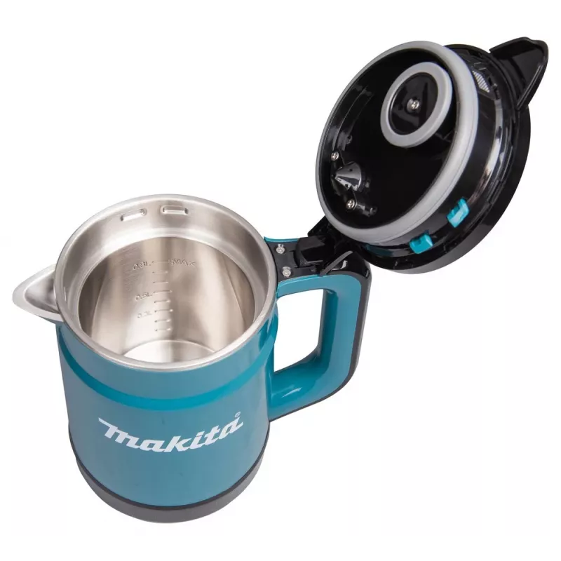 Makita KT001GZ elektriskā tējkanna 0,8 L Melna, Zila
