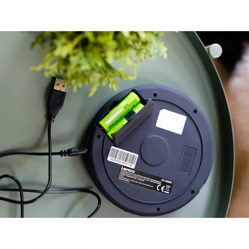MP3 atskaņotājs Lenco CD-300 Melns