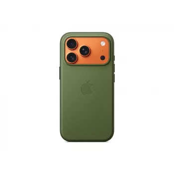 Cover Apple iPhone 17 Pro TechWoven Case ar MagSafe zaļā krāsā