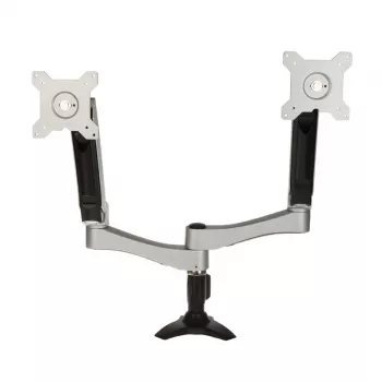 SilverStone SST-ARM22SC divu monitoru turētājs - sudraba