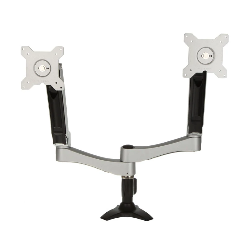 SilverStone SST-ARM22SC divu monitoru turētājs - sudraba