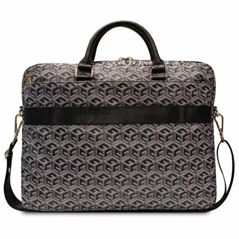 Guess GCube Stripes Bag 16 inch klēpjdatoram Melns - GUCB15HGCFSEK