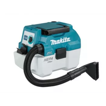 Makita DVC750LZX1 putekļu sūcējs Zils, Balts 7,5 l 55 W
