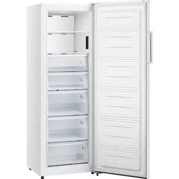 Vertikālā saldētava Gorenje FN617EEW5 — 240 L, No Frost, 172 cm augstums, brīvstāvoša, balta, ar Displeju, Energoefektivitātes klase E