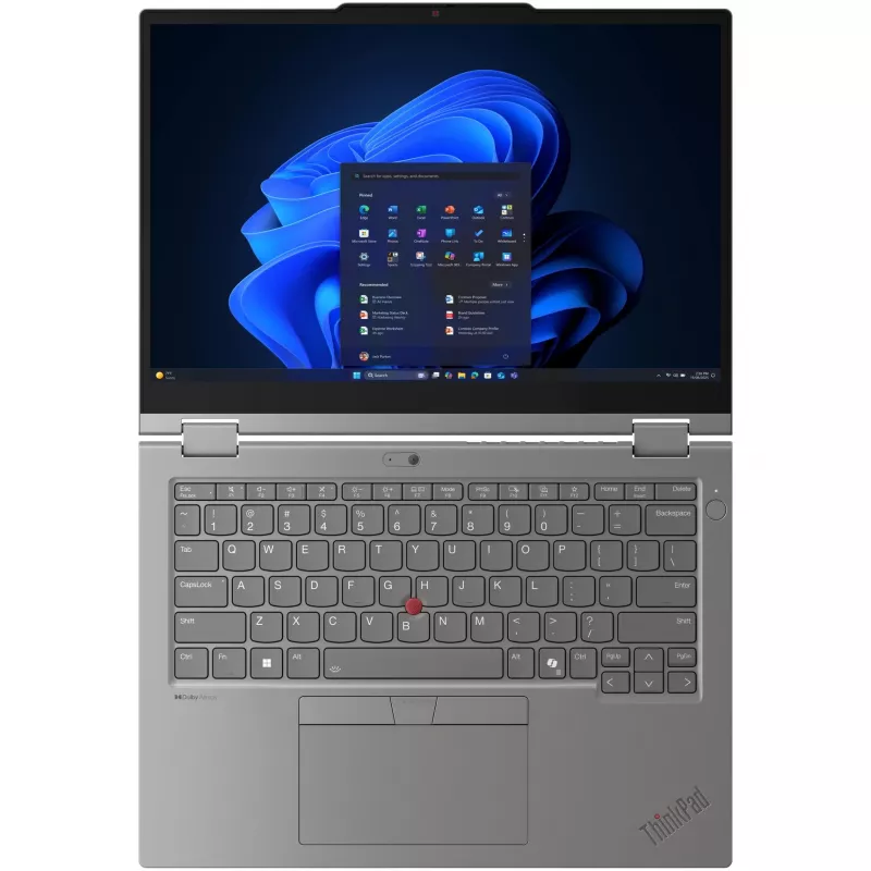 Lenovo ThinkPad L13 2-in-1 Gen 6 (Intel) Intel Core Ultra 5 225U Hibrīds (2-in-1) 33,8 cm (13,3 collu) Skārienekrāns WUXGA 16 GB LPDDR5x-SDRAM 512 GB SSD Wi-Fi 6E (802.11ax) Windows 11 Pro Vācu pelēks