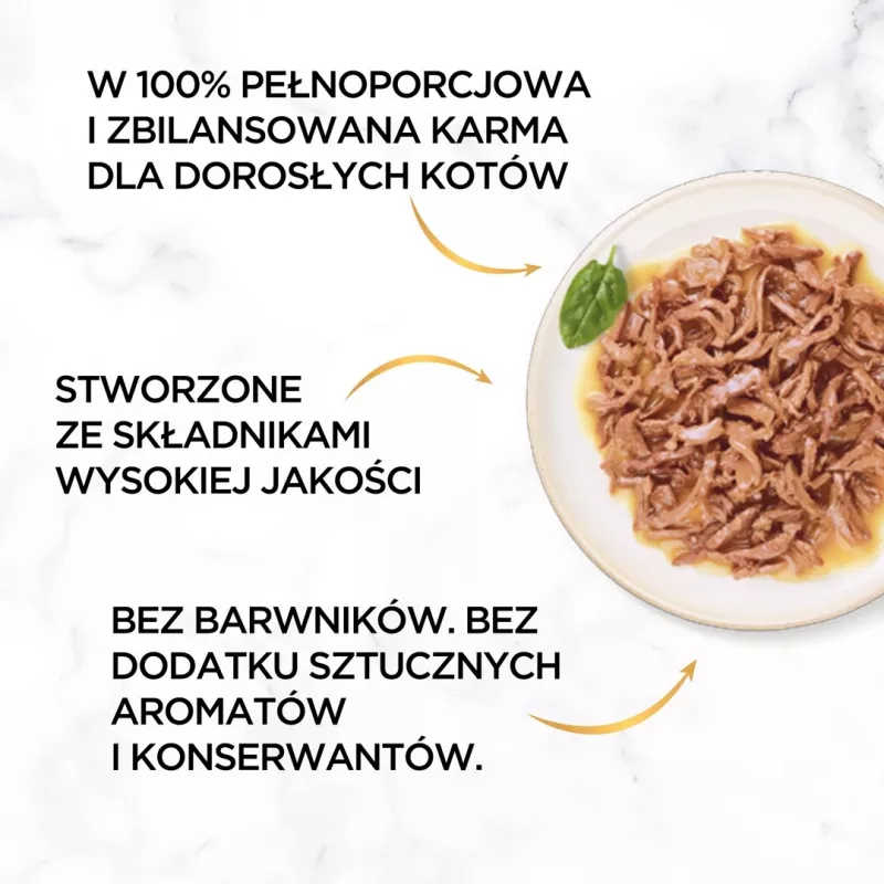 PURINA Gourmet Gold Succulent Delights okeāna zivs — mitrā kaķu barība — 85g