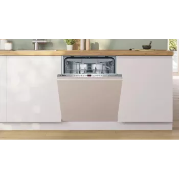 Bosch trauku mazgājamā mašīna | SMV46KX12E | Iebūvējama | Platums 60 cm | Galda klājumu skaits 13 | Programmu skaits 6 | Energoefektivitātes klase E | AquaStop funkcija | Balta