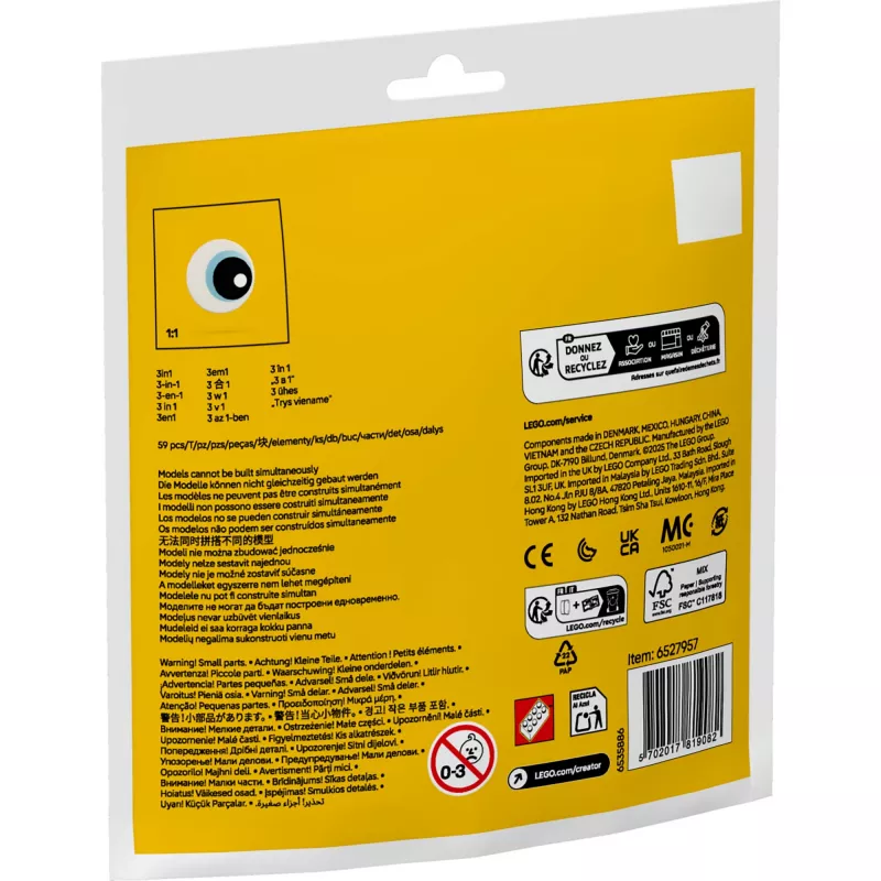 LEGO CREATOR 3 IN 1 30688 Tropiskais tukāns