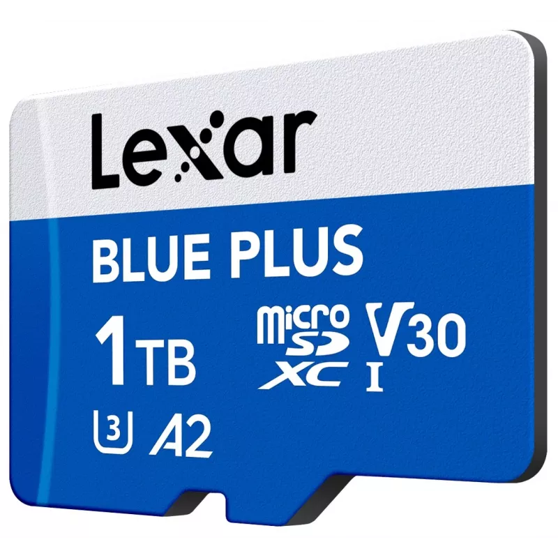 Atmiņas karte microSD 1TB C10 A2 U3 V30 170MB/s Blue Plus