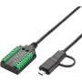 Seriālā adaptera kabelis Exsys EX-13003 USB uz 1S RS-232/422/485/TTL, FTDI mikroshēmojums, 1,0 m