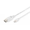 DisplayPort savienojuma kabelis Digitus AK-340102-010-W