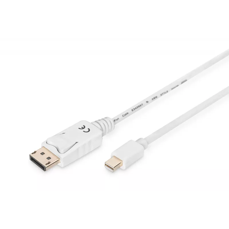 DisplayPort savienojuma kabelis Digitus AK-340102-010-W