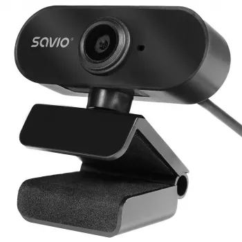 Savio CAK-04 tīmekļa kamera 720 MP 1280 x 720 pikseļi USB Melna
