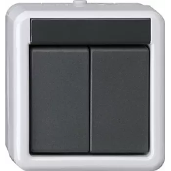 GIRA KNX spiedpoga BA 2-virzienu Pelēka AP 2Punkt 516230 (516230)