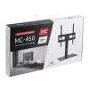 TV statīvs MACLEAN MC-450 32–65 collu televizoriem, maks. slodze 40 kg, VESA līdz 400×400, uz galda/virsmas