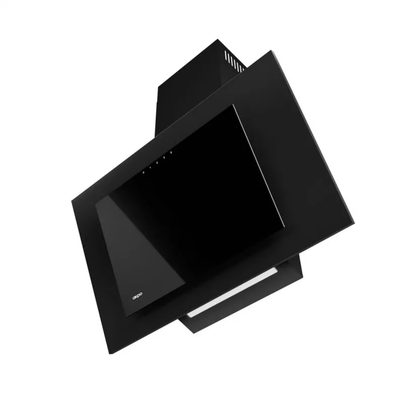 Skursteņa virtuves nosūcējs AKPO WK-4 NERO 2.0 50, 500 mm, maks. 300 m³/h, LED, T300 ogles filtrs