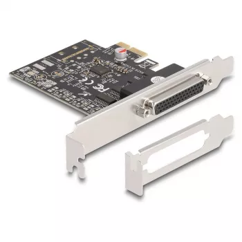 DeLOCK 66324 Iekšējais RS-232 VGA Adapteris PCIe Sievišķā pieslēgvieta Melns