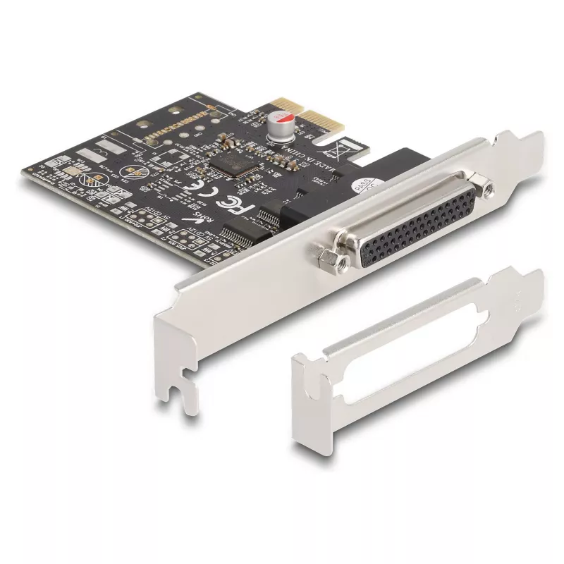 DeLOCK 66324 Iekšējais RS-232 VGA Adapteris PCIe Sievišķā pieslēgvieta Melns