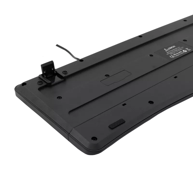 Vadu USB tastatūra SBOX K-103 US melna — ASV izkārtojums, USB savienojums