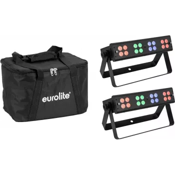 LED Silent Bar EUROLITE 16x4W RGB/WW – kompakta LED gaismas josla RGB un silti baltai gaismai