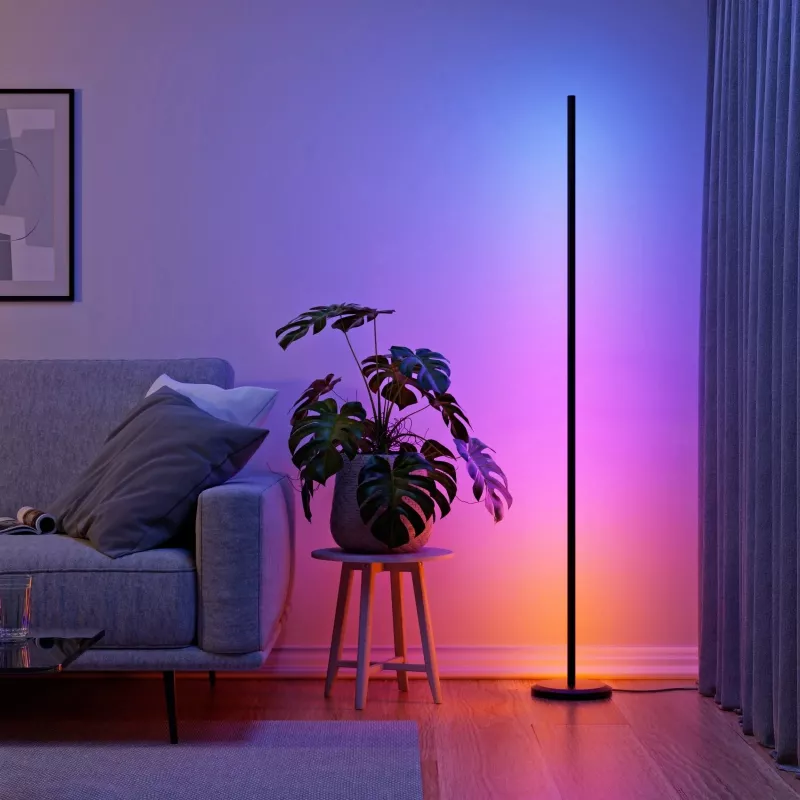 Stāvlampa Nanoleaf N7204K02-1FL 22W RGBW — regulējams RGB un noregulējams baltais apgaismojums