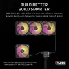 Corsair iCUE LINK RX140 MAX RGB 14 cm Melns 300-1600 RPM ventilators
