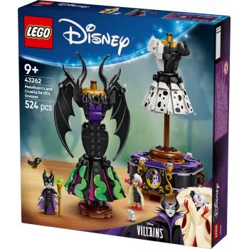 LEGO DISNEY 43262 Maleficent's un Cruella de Vil's kleitas