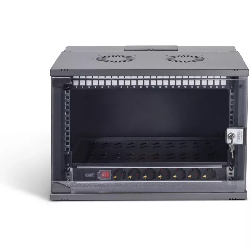Wall mounted rack Digitus DN-49203-SET 7U 60 kg IP20