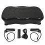 Extralink Vibration Platform for Exercise Fitness Moonwalk Spinmove Melns